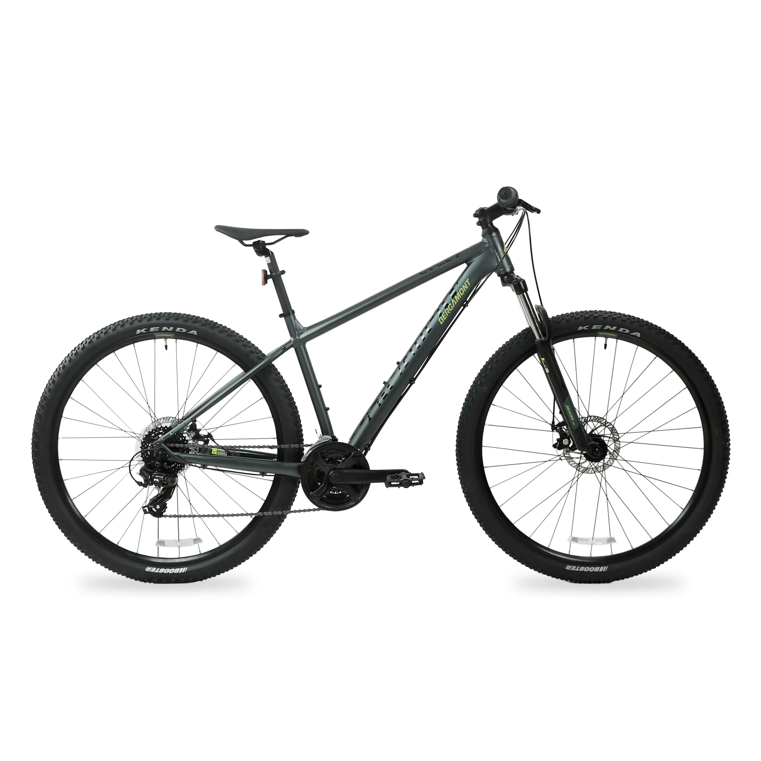 Bicicleta BERGAMONT Montaa REVOX 2 R27.5 3x7 Hombre FS Shimano Frenos Doble Disco Mecánico Aluminio Gris Talla:SS (286835-158)